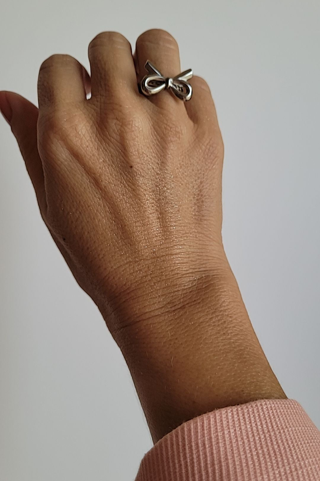 Anillo Lazo Plateado