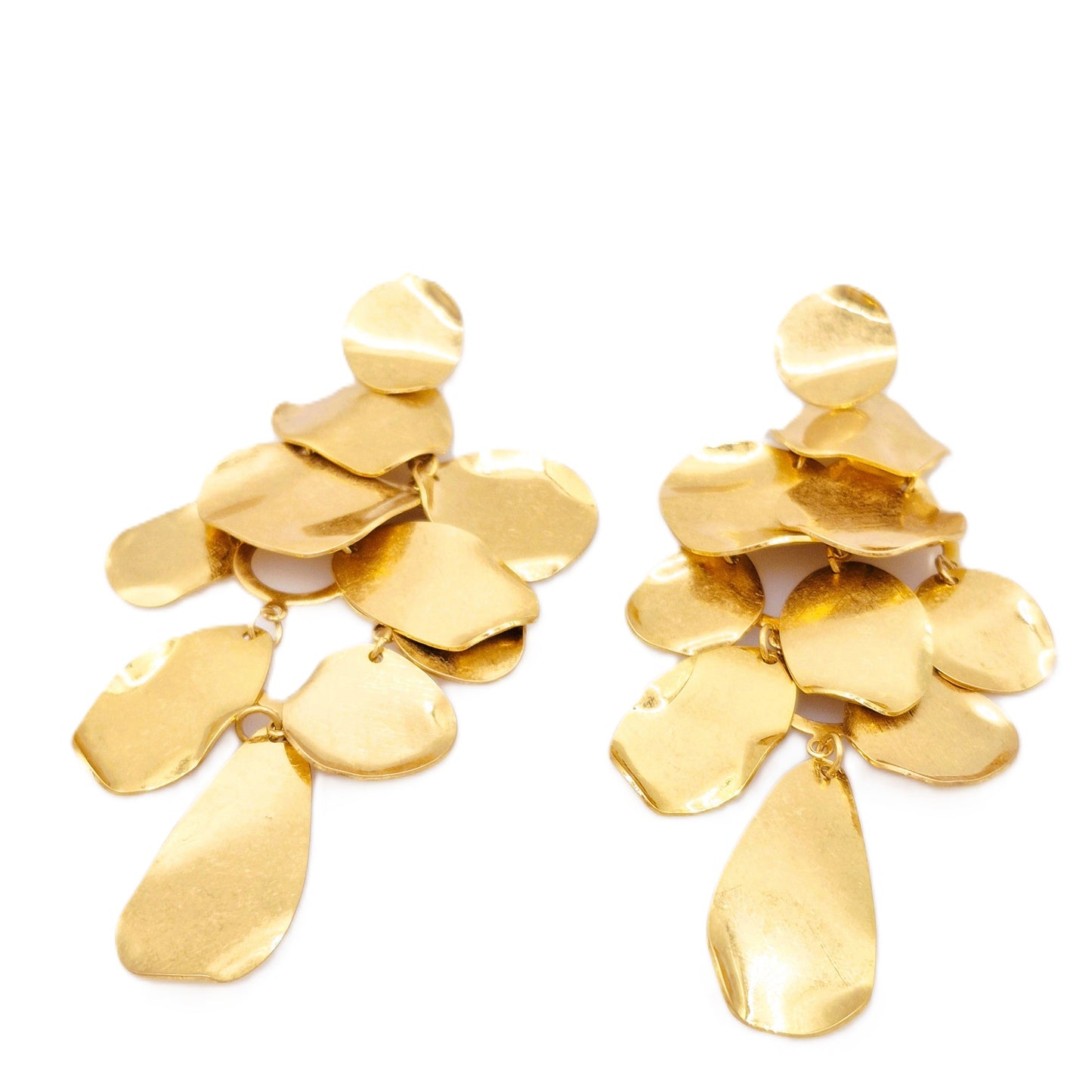 Pendientes Revuelo Dorado