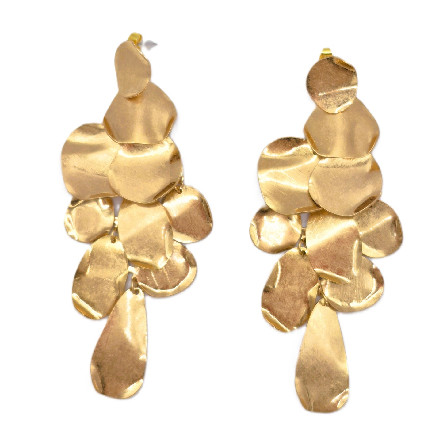 Pendientes Revuelo Dorado