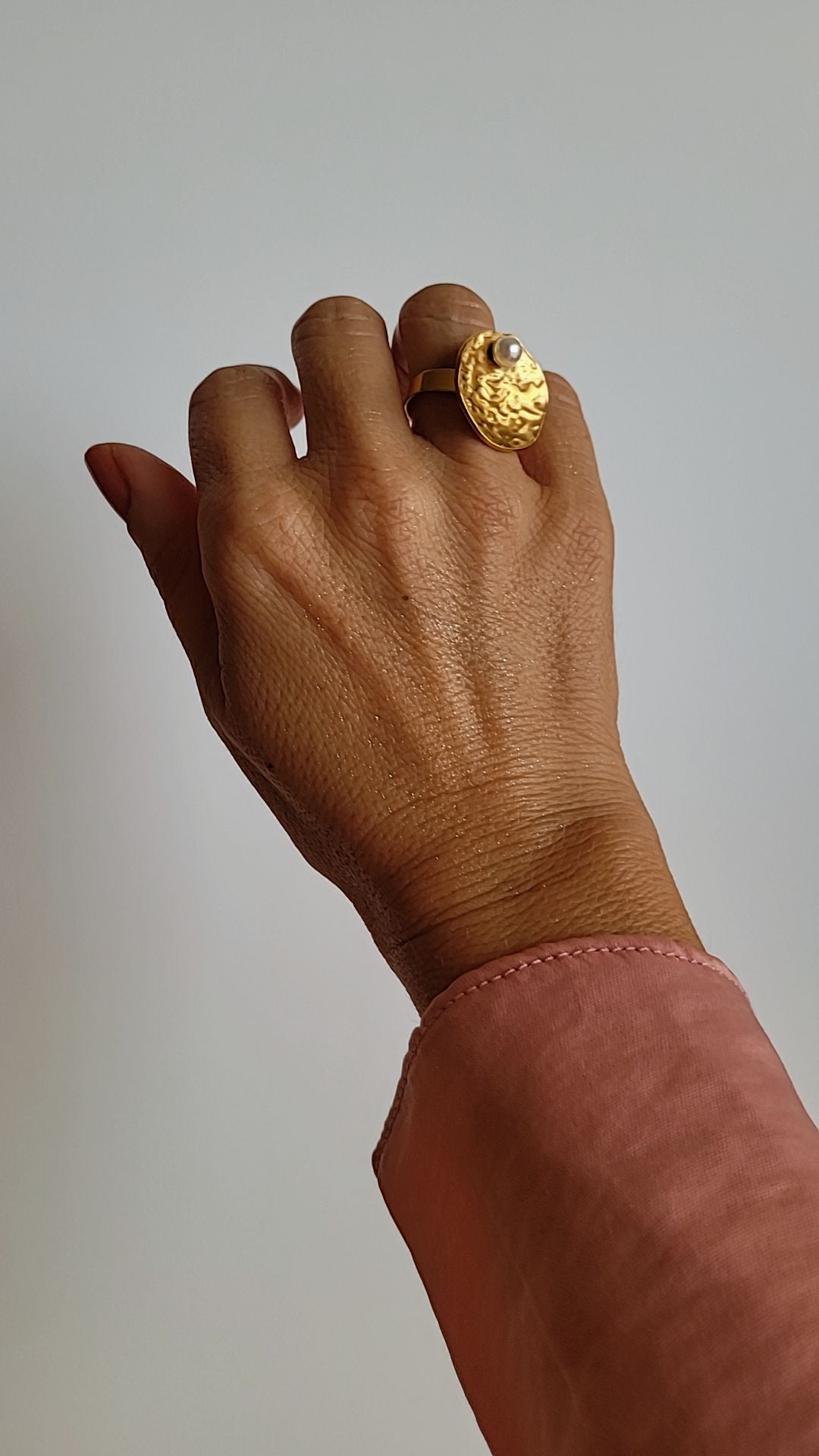 Anillo Sol y Perla