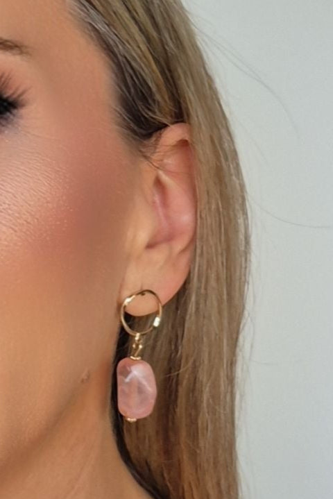 Pendientes Rosa Aurora