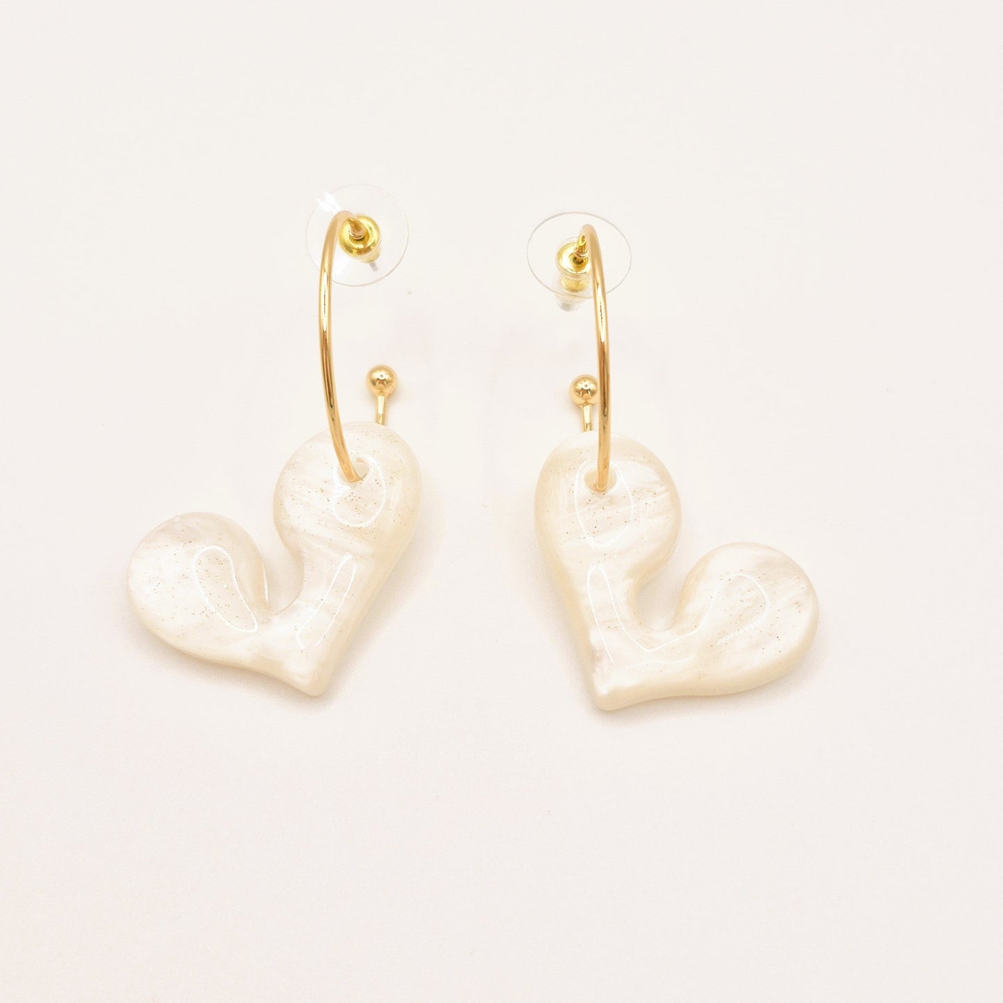 Pendientes Corazón Perla