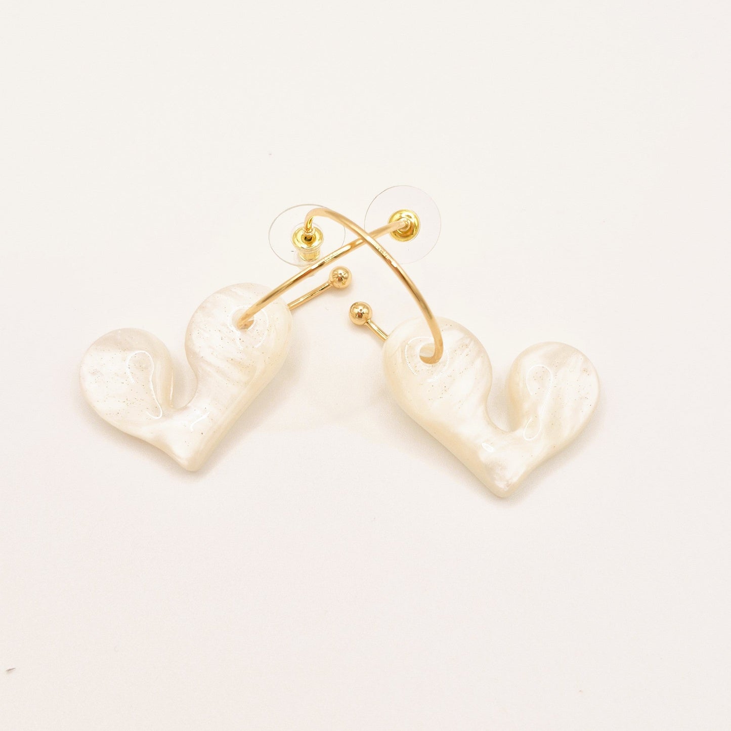 Pendientes Corazón Perla