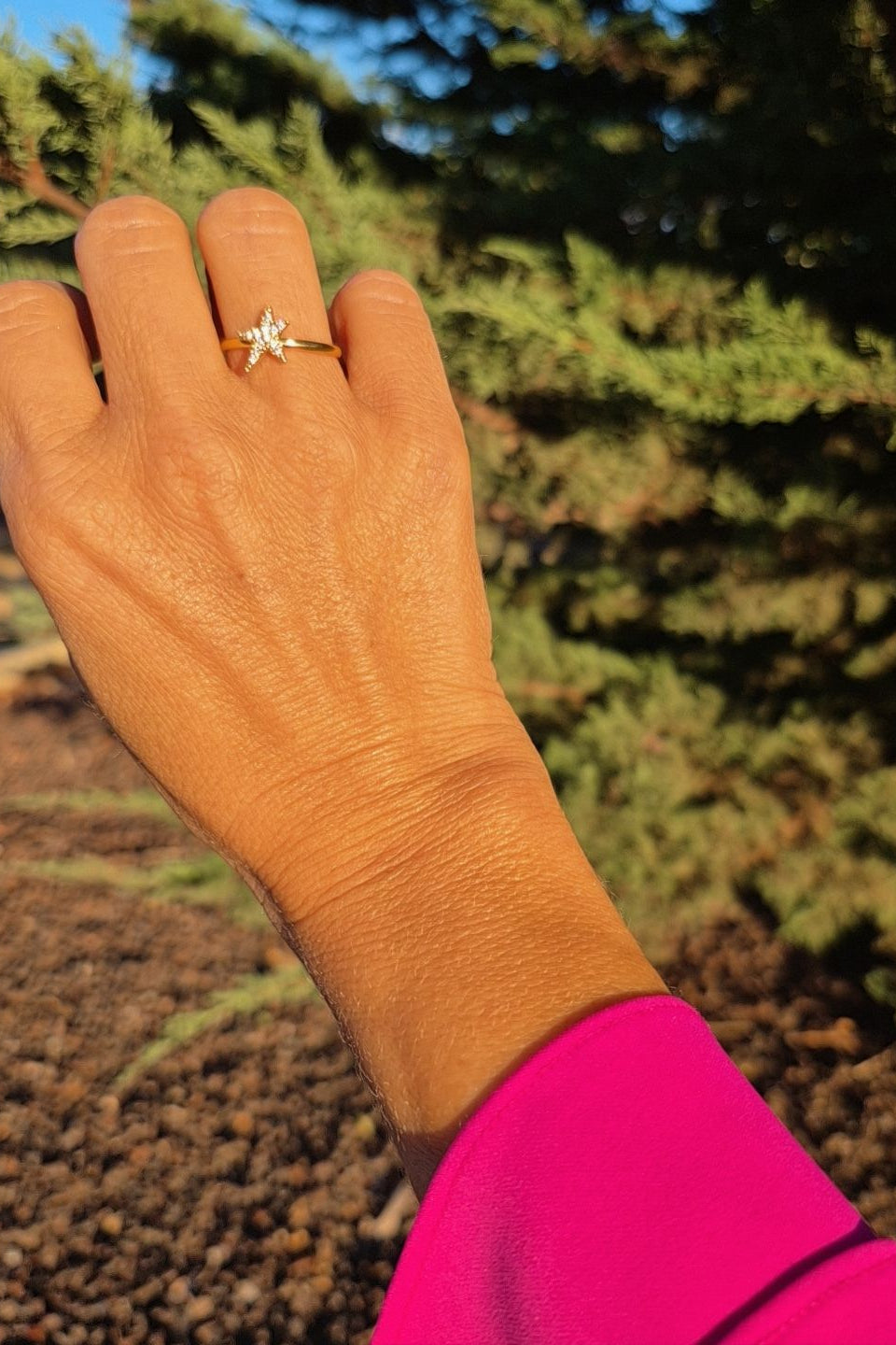 Anillo Estrella de Luz