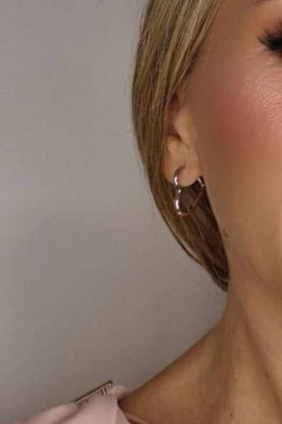 Pendientes Aros Noa Plateados
