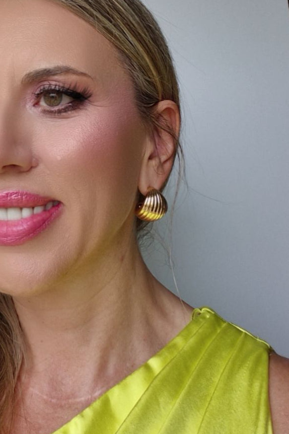Pendientes Concha de Oro