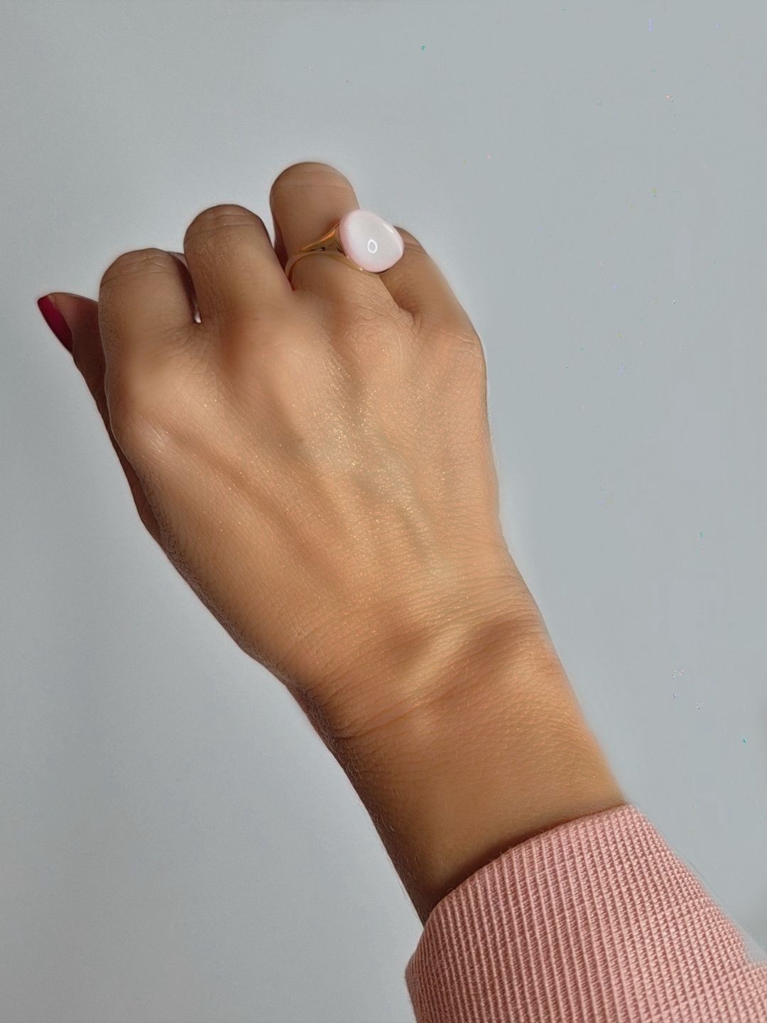 Anillo Beso Rosa