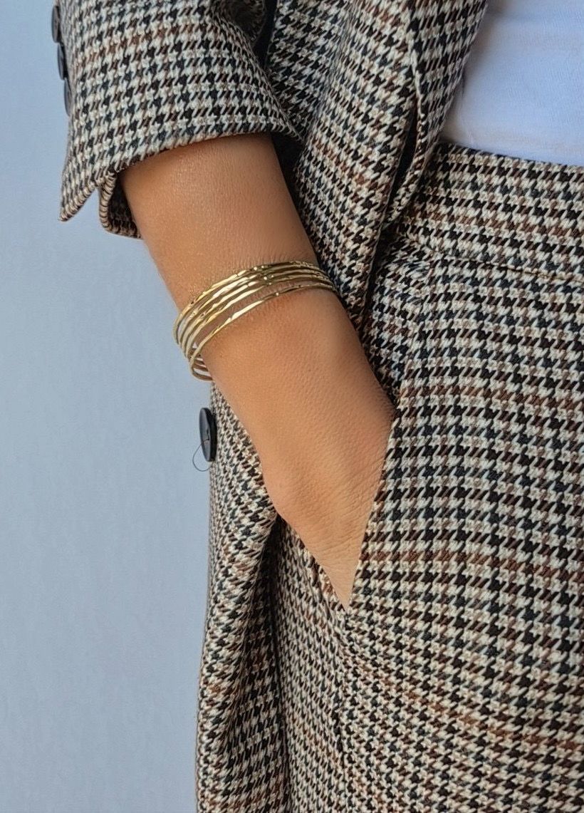 Pulsera Olas de Oro