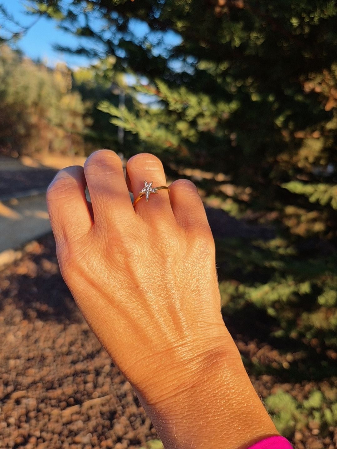 Anillo Estrella de Luz