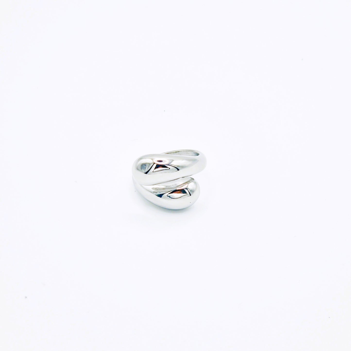 Anillo Gota Plateado