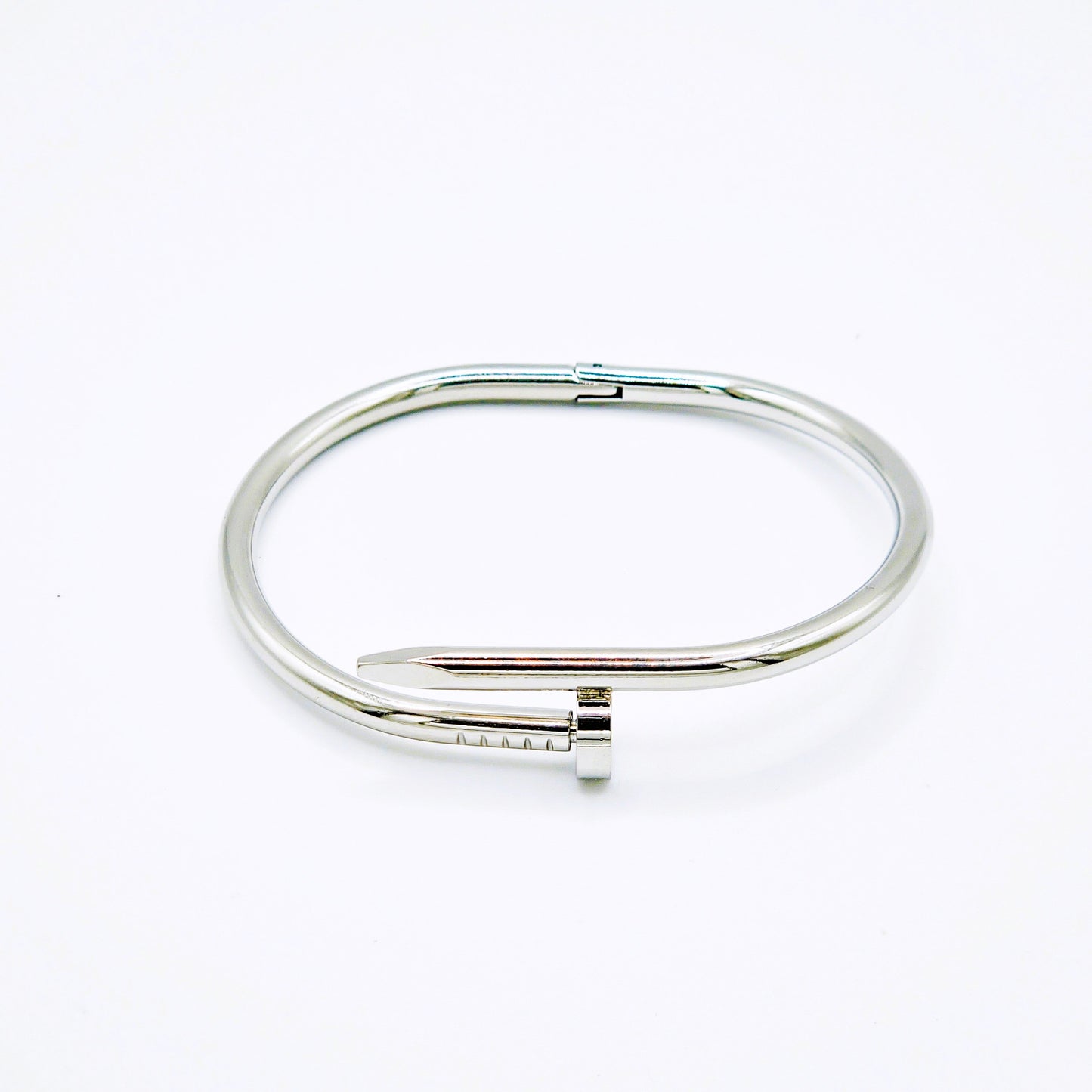 Pulsera Clavo Plateada