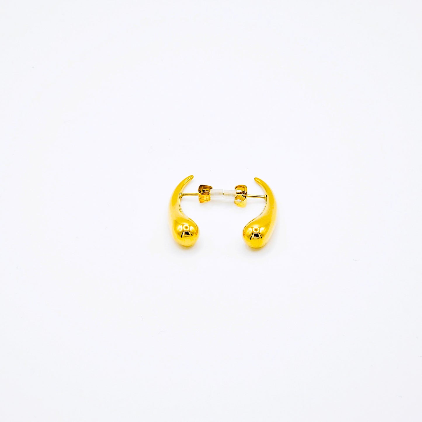 Pendientes Gota Oro Alargada