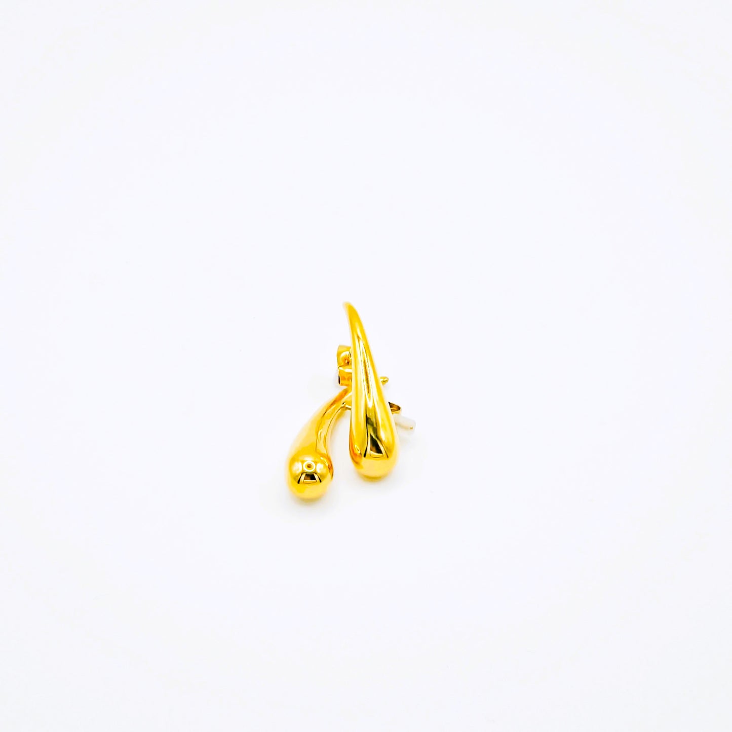 Pendientes Gota Oro Alargada