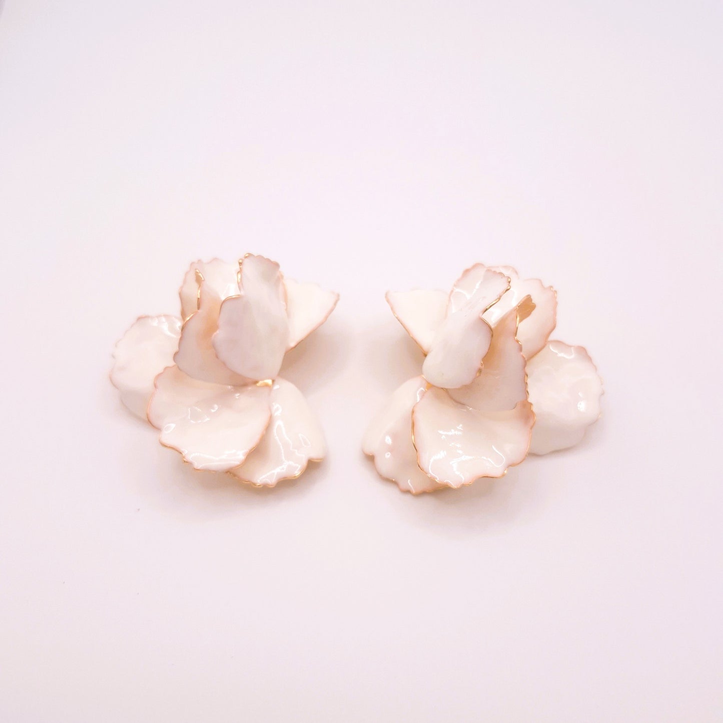 Pendientes Amapola Flamenca Blanca
