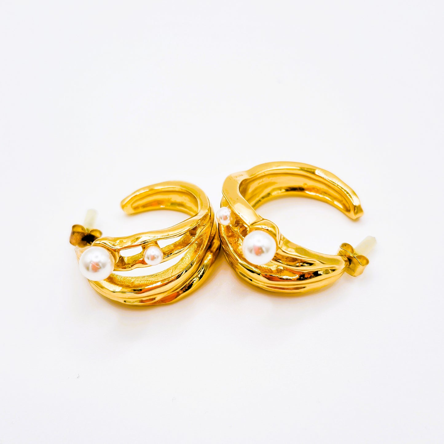 Pendientes Ola de Perlas