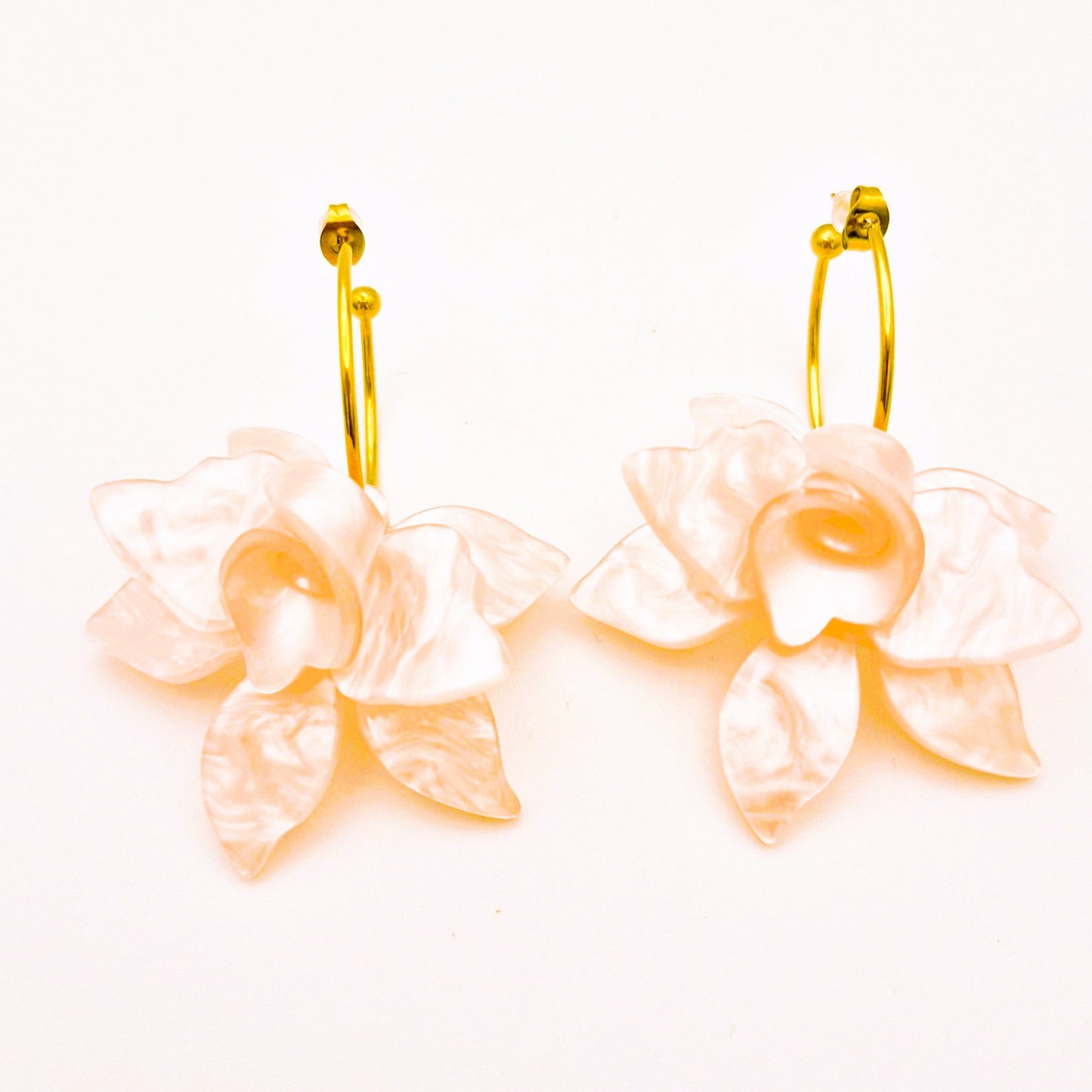 Pendientes Rosa Flor