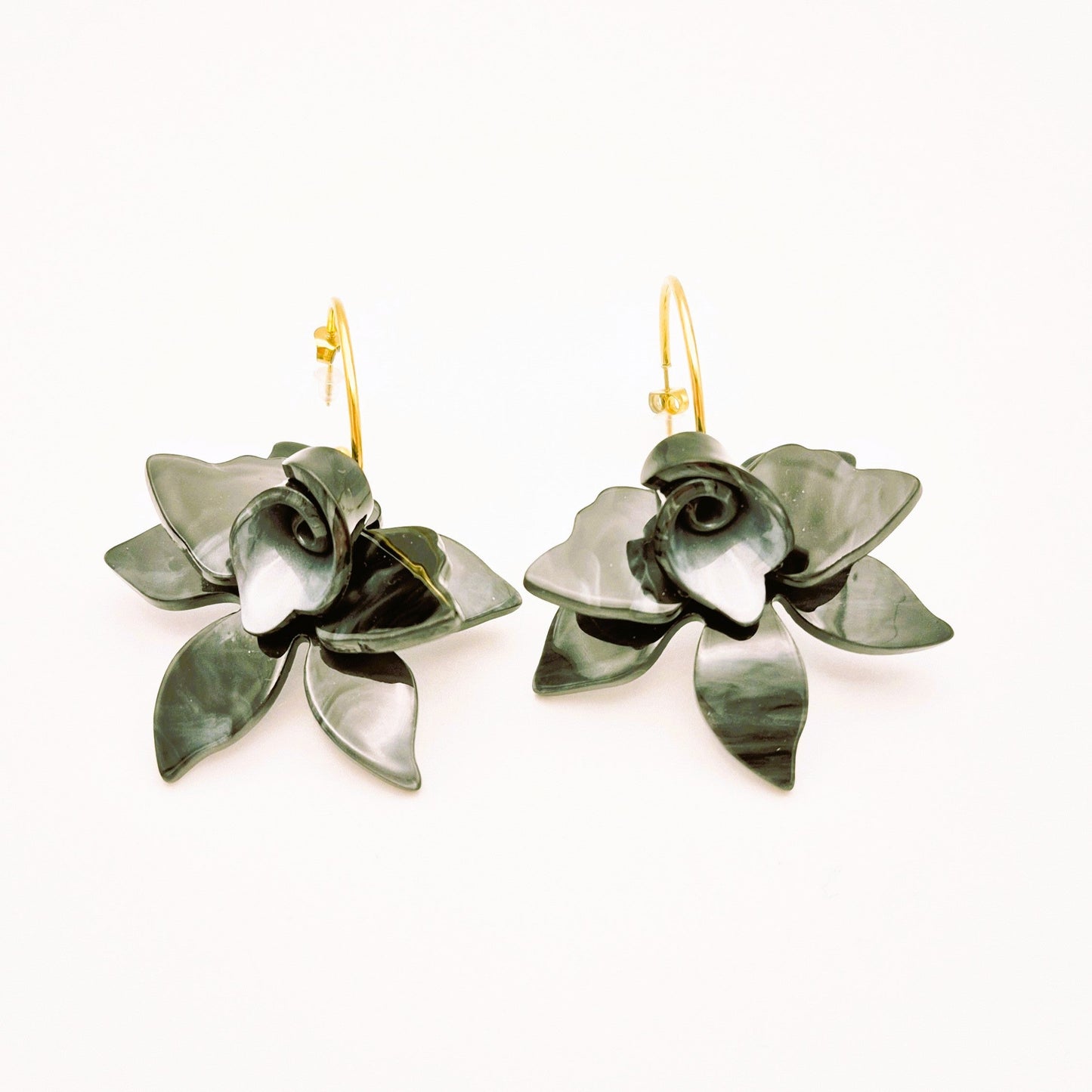 Pendientes Flor Azabache