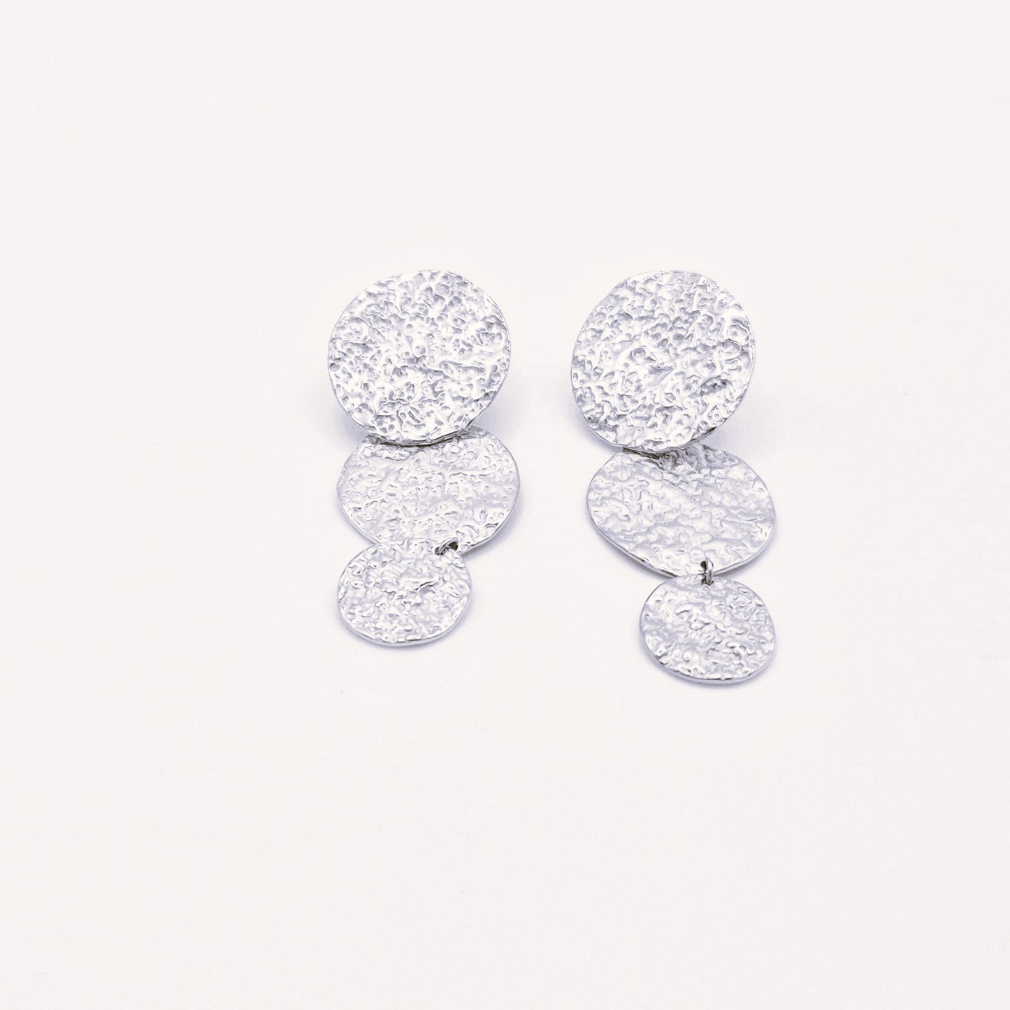 Pendientes Lunas Plateadas