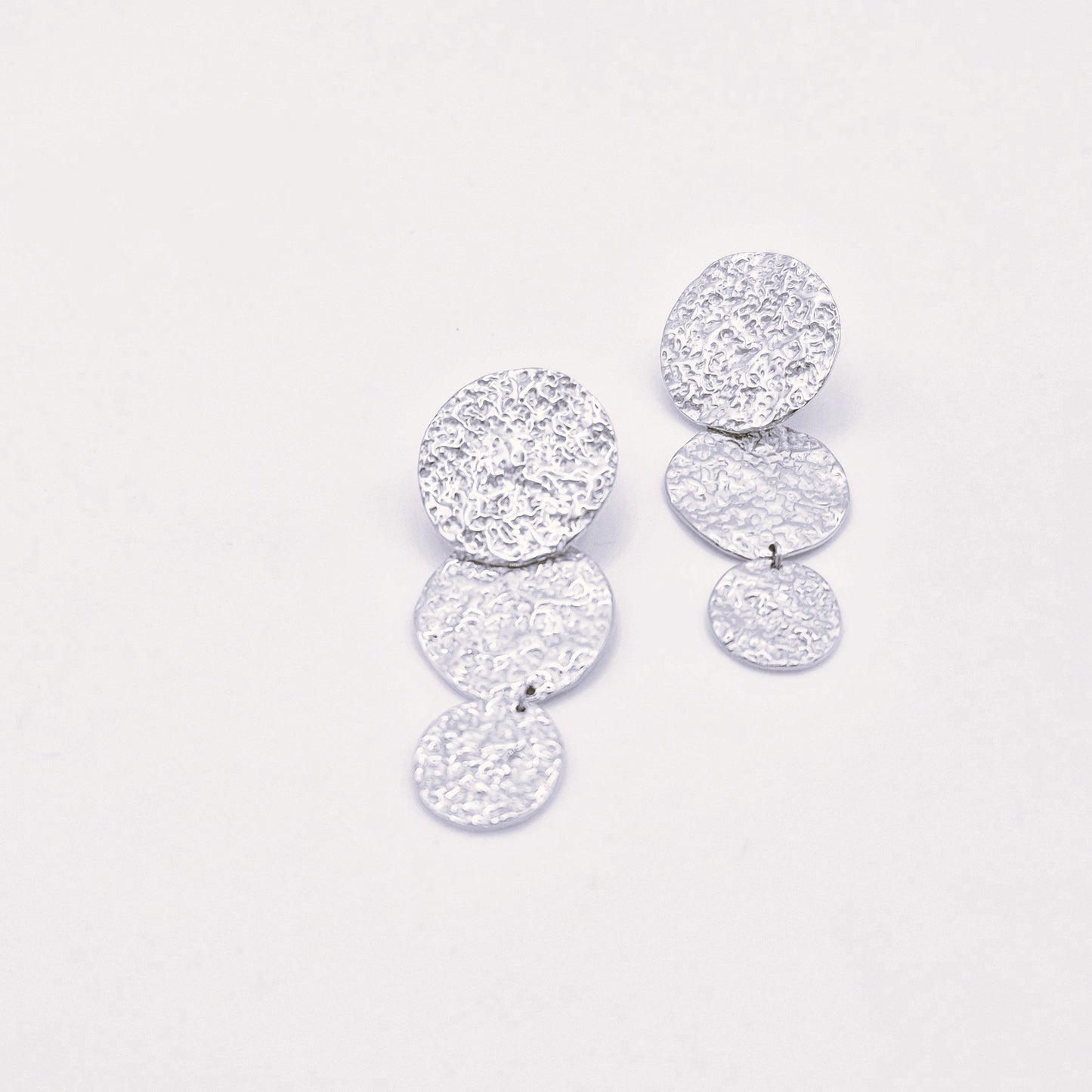 Pendientes Lunas Plateadas