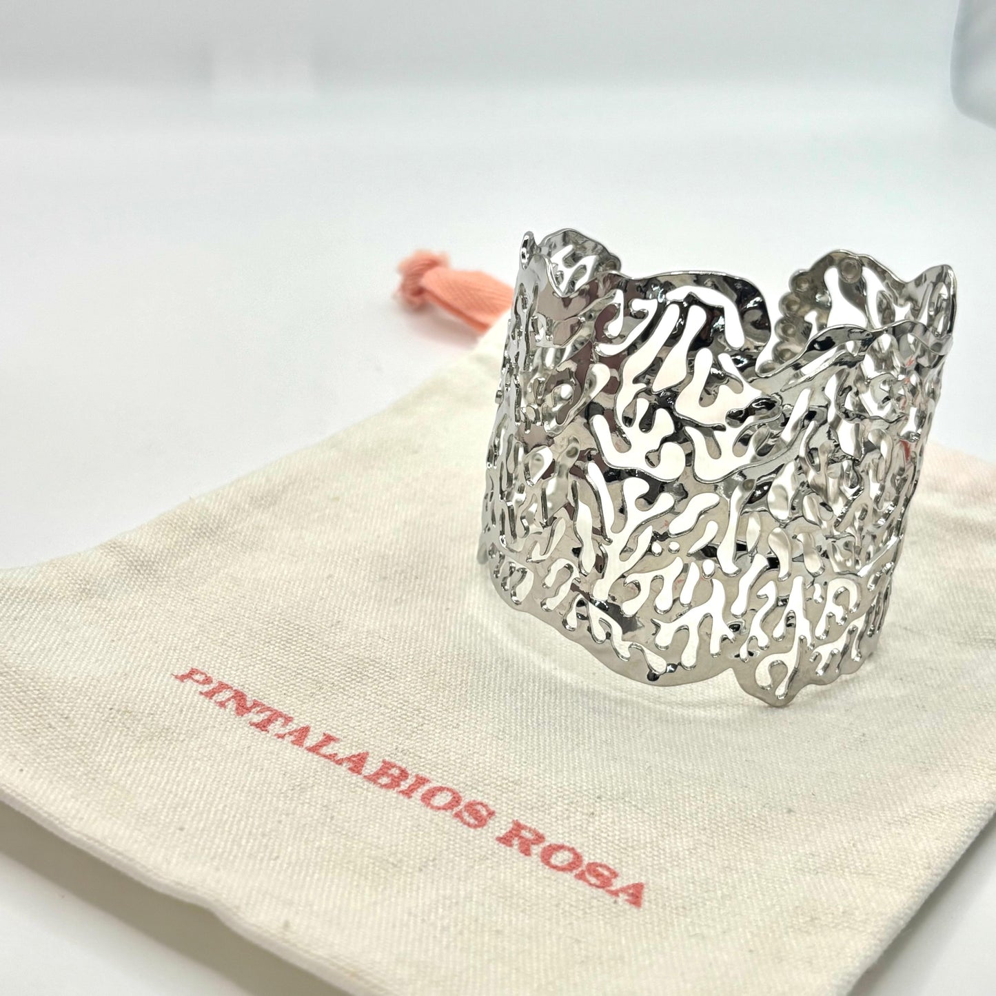 Brazalete Coral Plata
