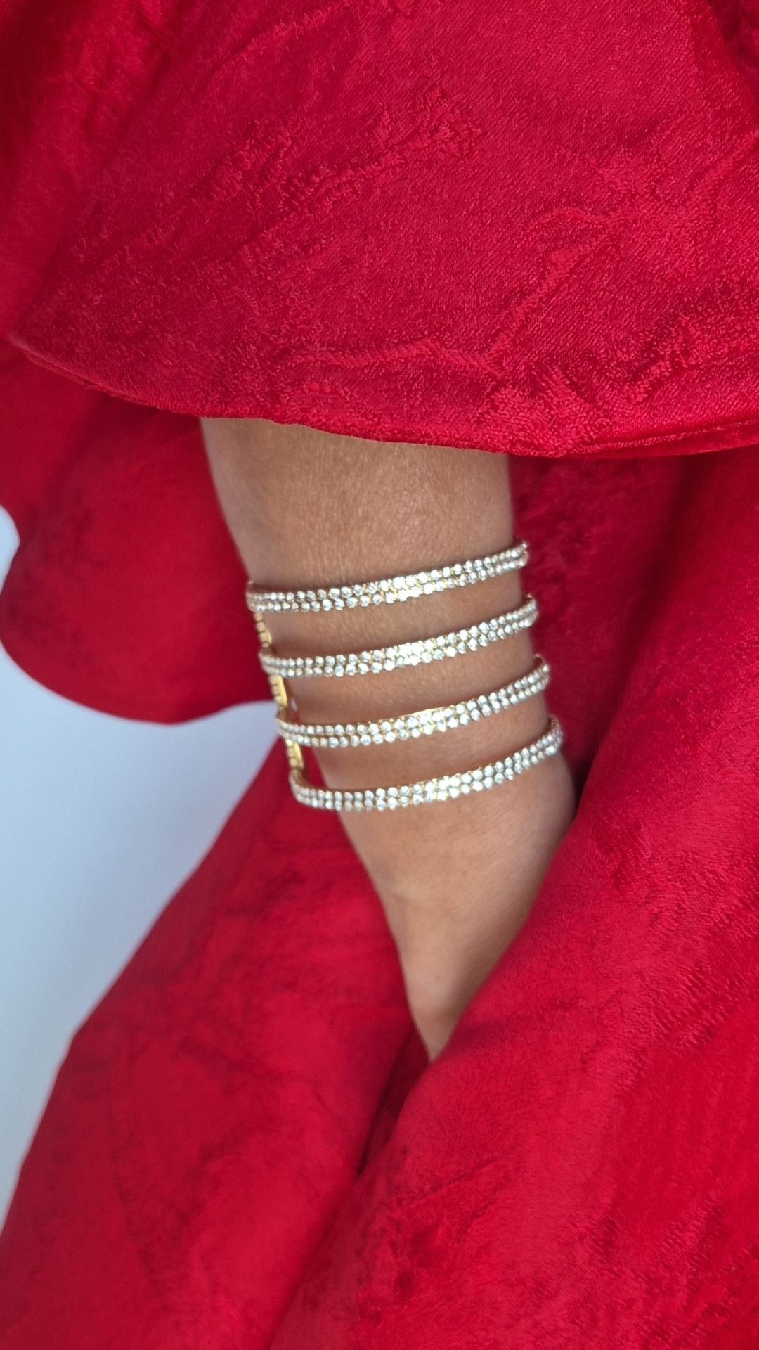 Brazalete dorado ¨´Galaxia de Brillos´¨