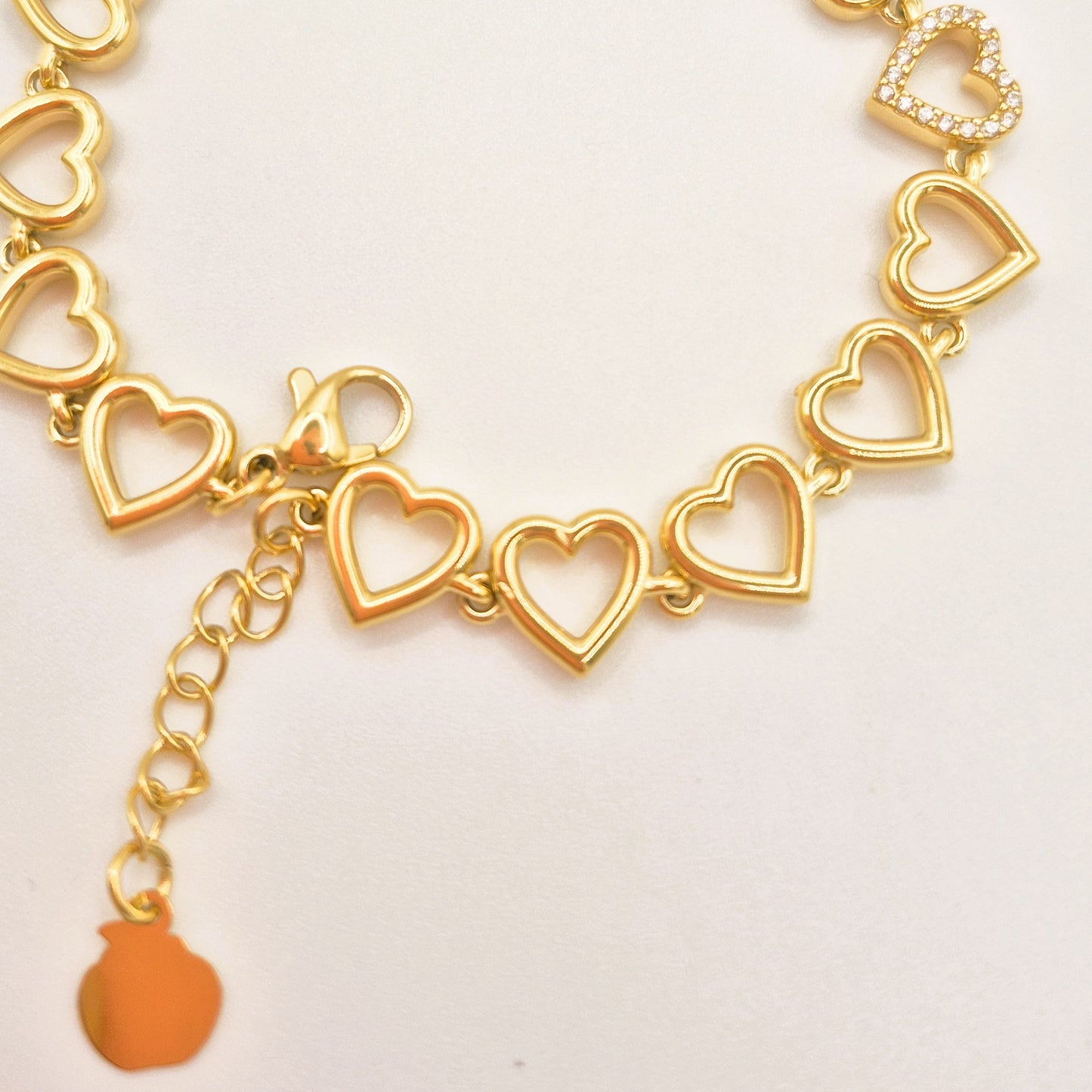 Pulsera Corazones de Luz