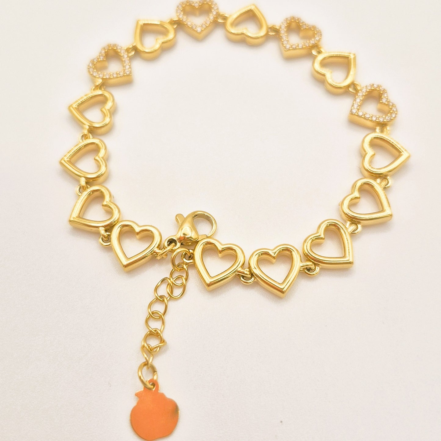 Pulsera Corazones de Luz