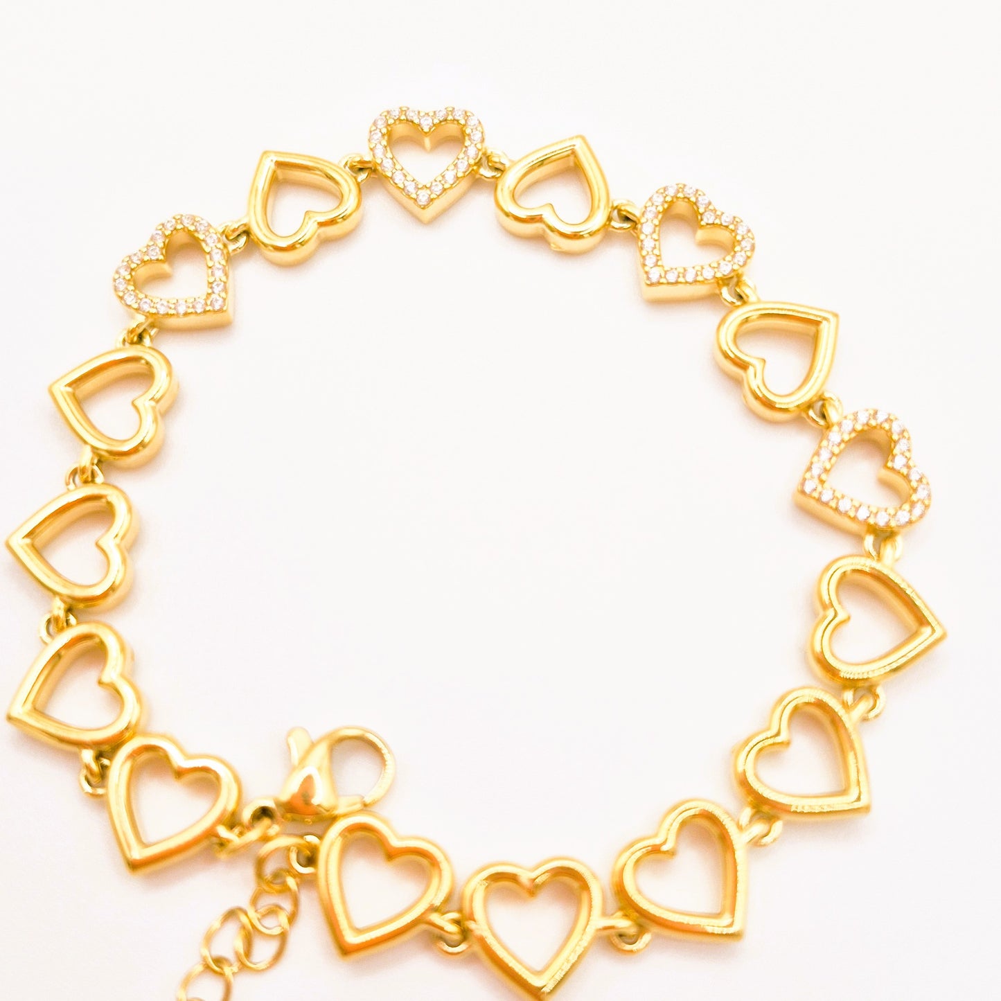 Pulsera Corazones de Luz