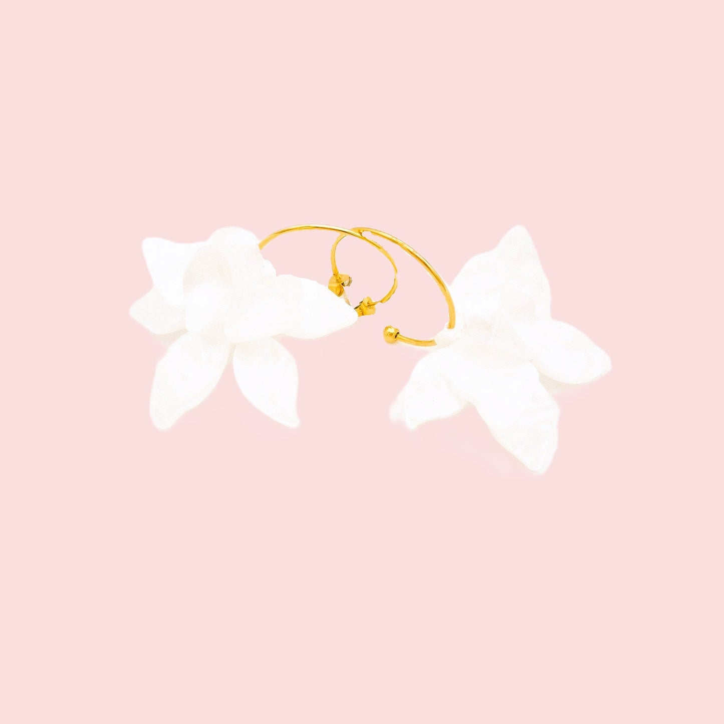 Pendientes Blanca Flor