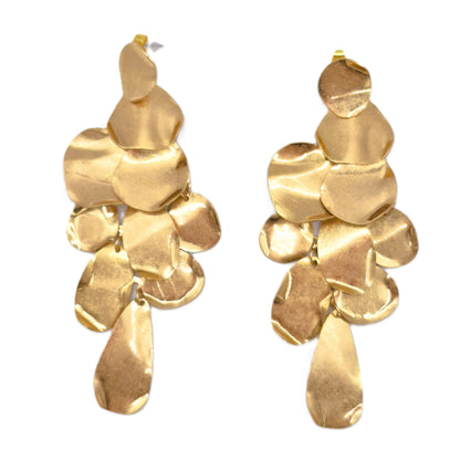 Pendientes Revuelo Dorado