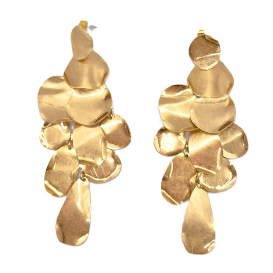 Pendientes Revuelo Dorado