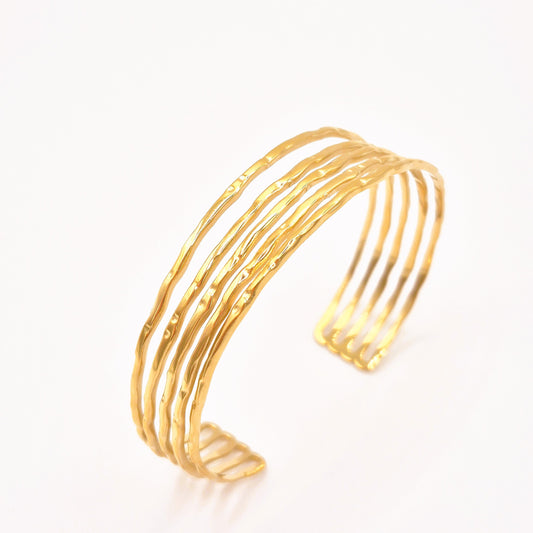Pulsera Olas de Oro
