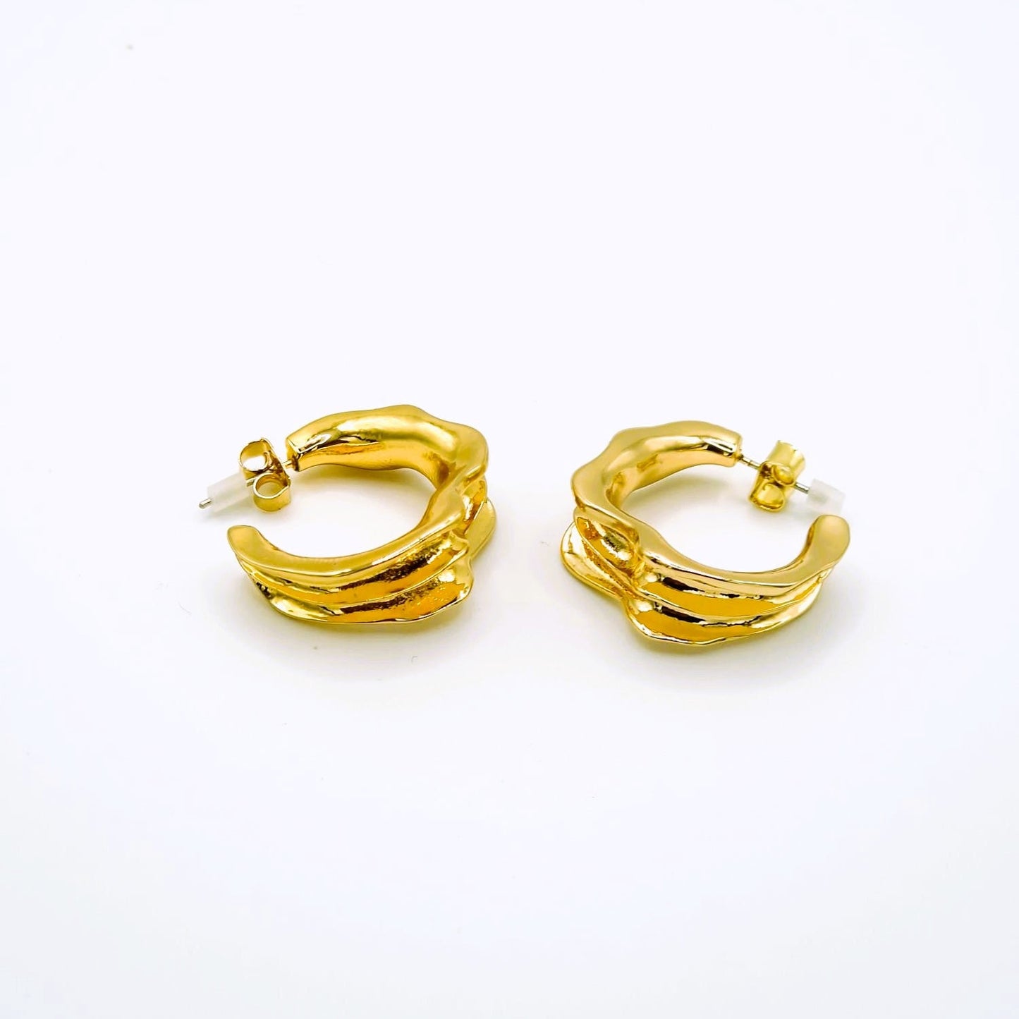 Pendientes Ola Dorada