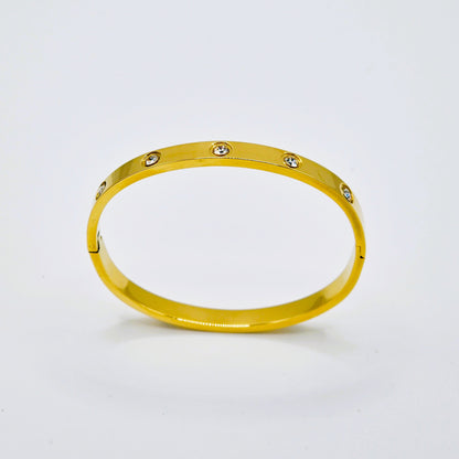 Pulsera Brillo Urbano Dorada