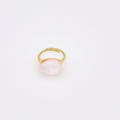 Anillo Beso Rosa
