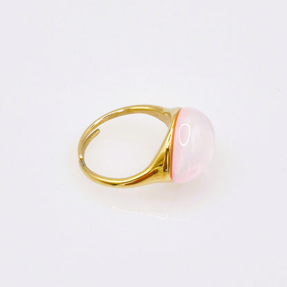 Anillo Beso Rosa