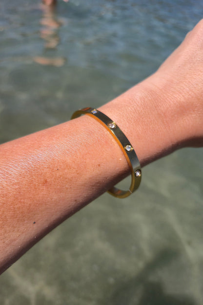 Pulsera Brillo Urbano Dorada