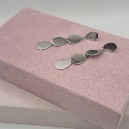 Pendientes Zoe Plateados