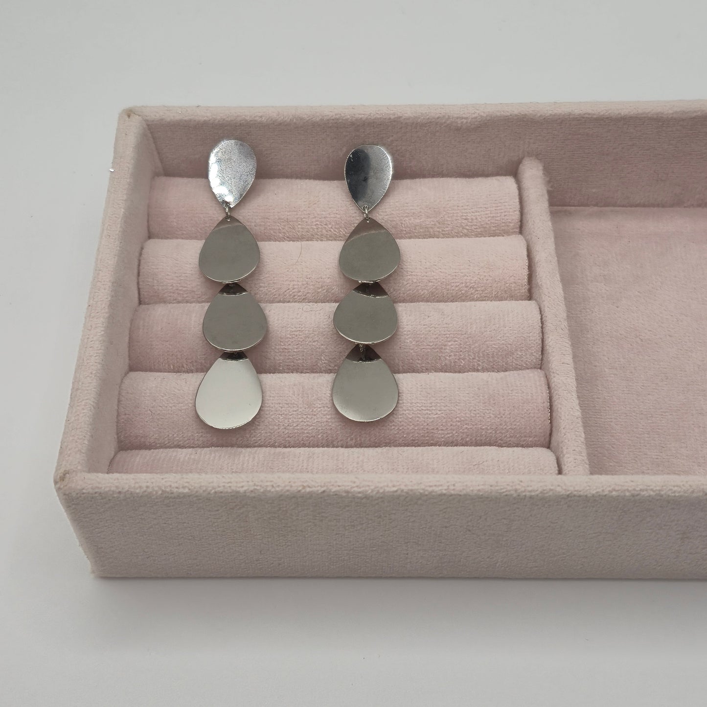 Pendientes Zoe Plateados