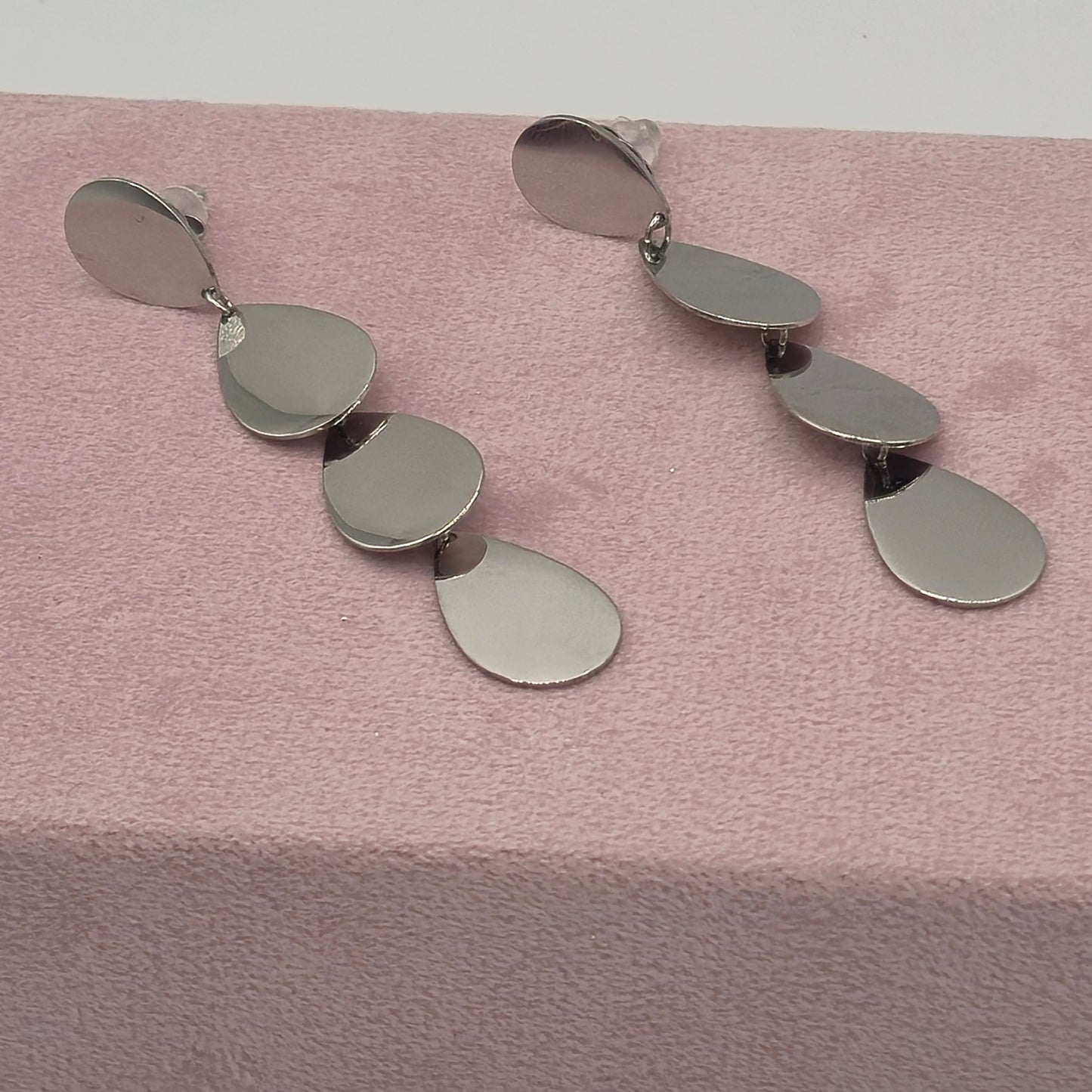 Pendientes Zoe Plateados