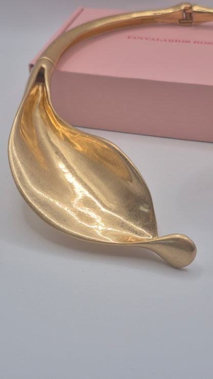 Collar Hoja de Oro
