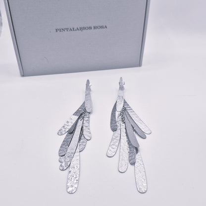 Pendientes Paloma Plateados