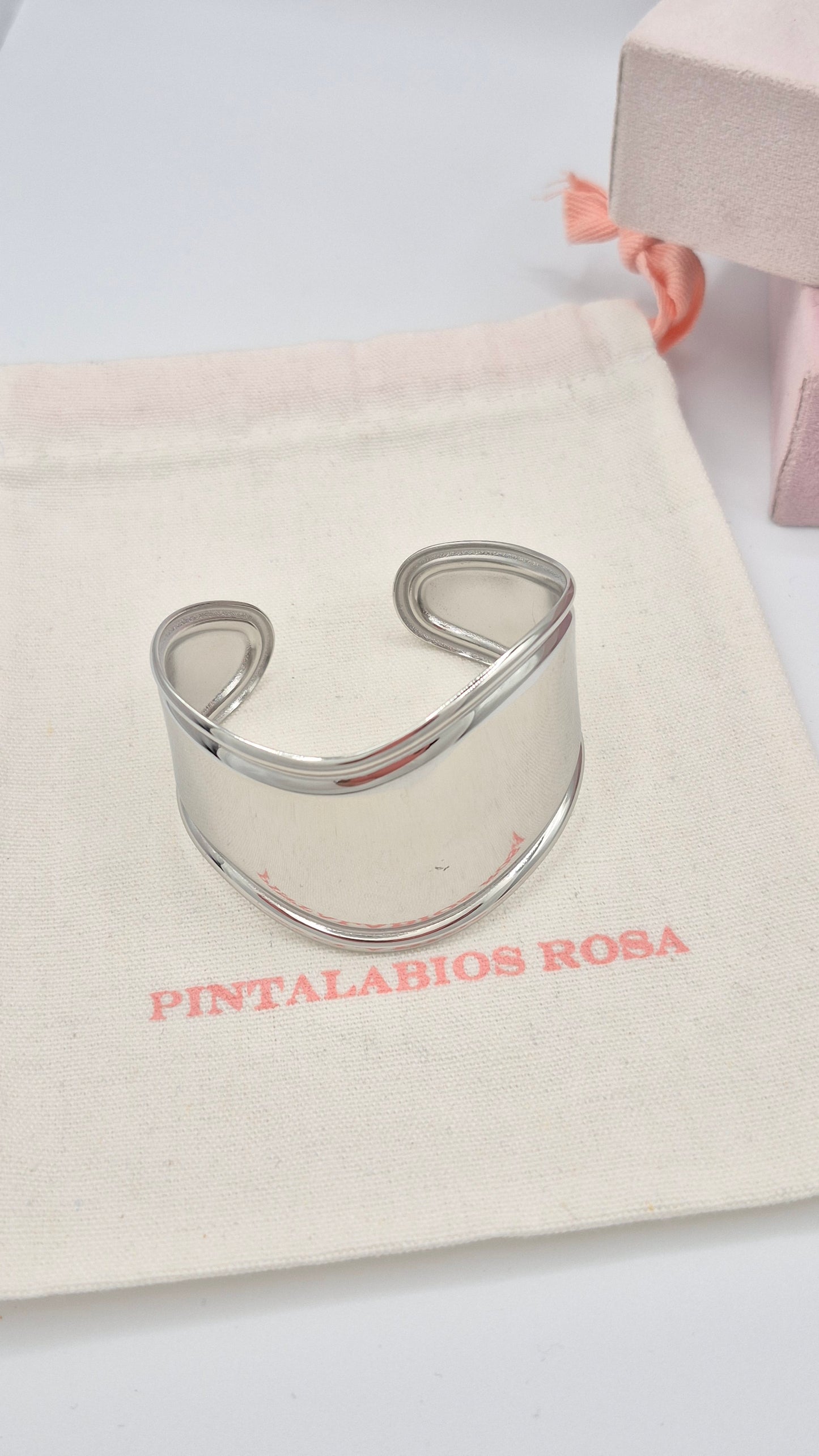 Brazalete Alba Plateado
