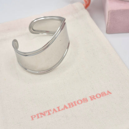 Brazalete Alba Plateado