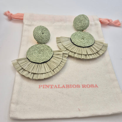 Pendientes Maya Verde