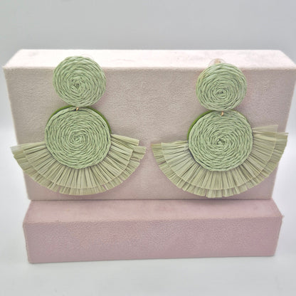 Pendientes Maya Verde