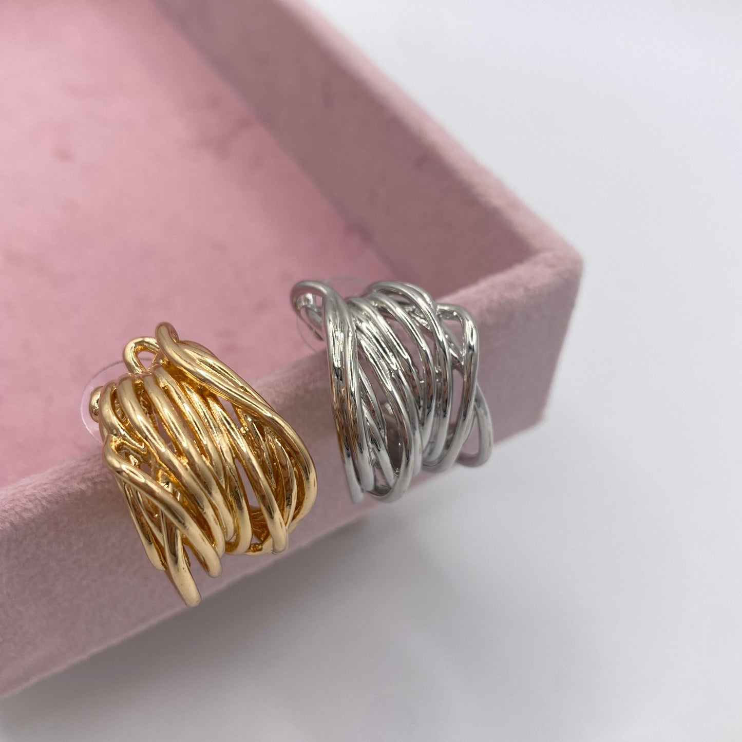 Pendientes Jimena Plateados