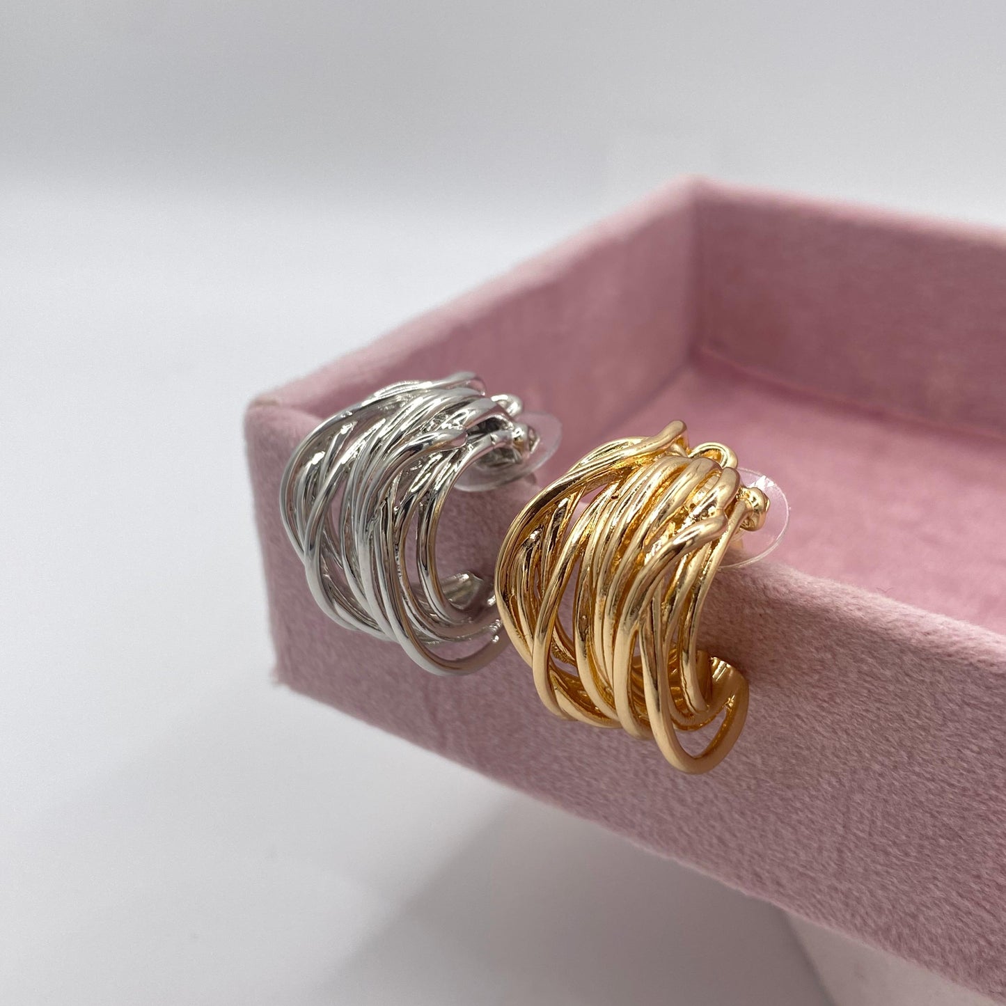Pendientes Jimena Plateados