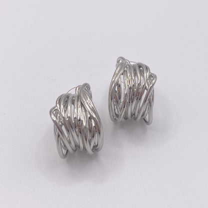 Pendientes Jimena Plateados