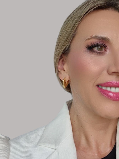 Conjunto Corazón Valiente Dorado